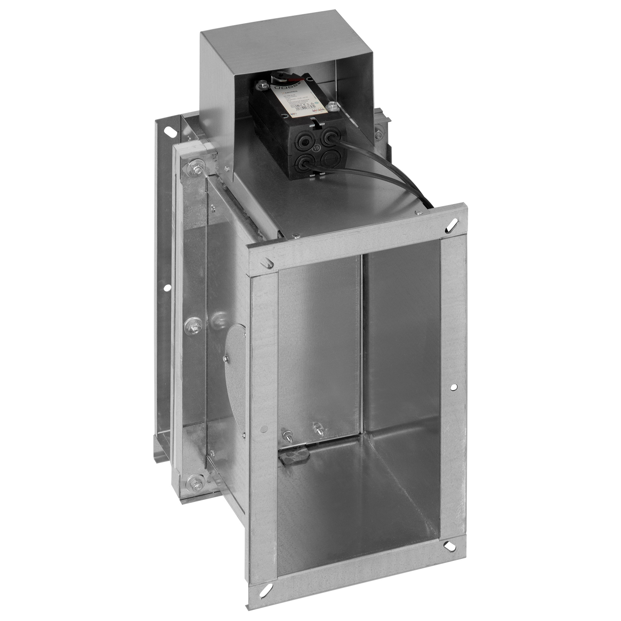 Клапан противопожарный SHUFT SHFDC-90-O-500_500-MB230-0-0-0-0, 500×500 мм, EI 90