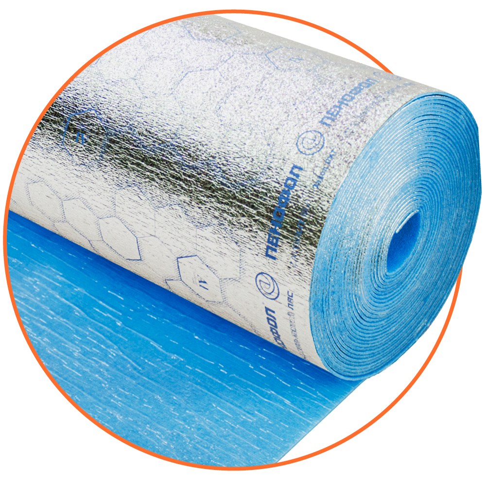 ПЕНОФОЛ тип C 60 мм, мат 1000×2000 мм